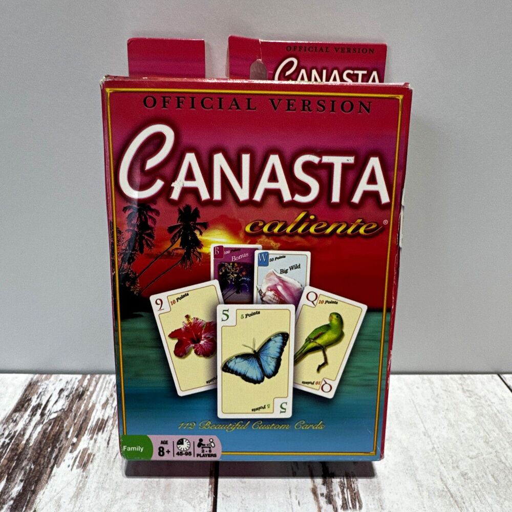 Winning Moves Games Canasta caliente Strategy Card Game 4-6 Players Age 8-11